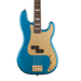 Squier 40th Anniversary Precision Bass®, Gold Edition, Laurel Fingerboard, Gold Anodized Pickguard, Lake Placid Blue Bass Guitars