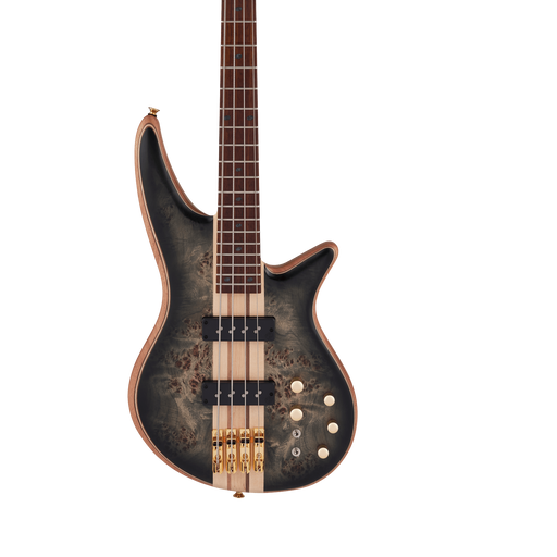 Jackson Pro Series Spectra Bass SBP IV Caramelized Jatoba Fingerboard Transparent Black Burst