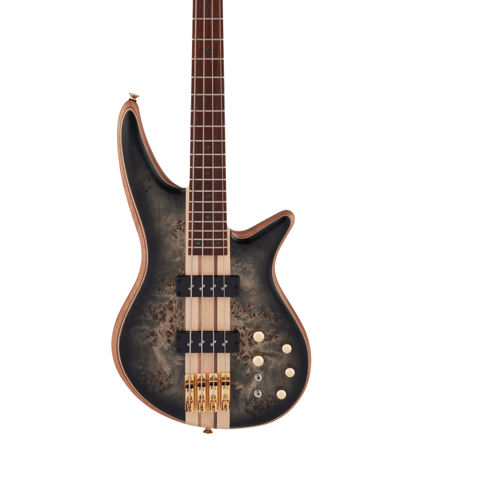 Jackson Pro Series Spectra Bass SBP IV Caramelized Jatoba Fingerboard Transparent Black Burst